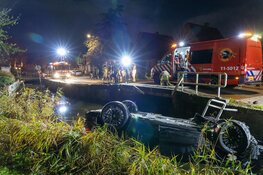 Peperdure Porsche crasht in Landsmeer, bestuurder spoorloos
