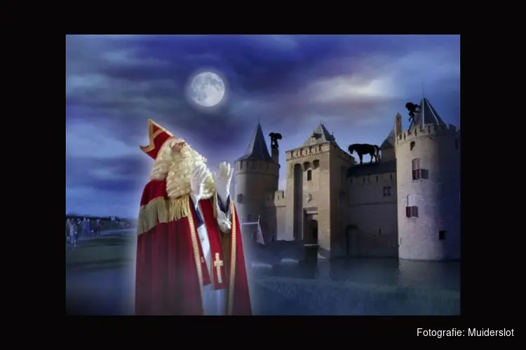 Muiderslot omgetoverd tot Kasteel van Sinterklaas