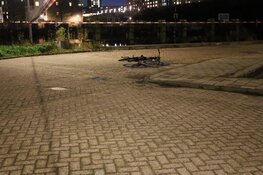 Politie-onderzoek aan Weesperzijde in Amsterdam