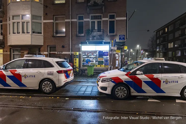 Opnieuw overval op sigarenzaak op hoek Admiraal De Ruijterweg