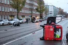 Aanrijding tussen Canta en scooter op Hoofdweg