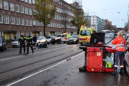 Aanrijding tussen Canta en scooter op Hoofdweg
