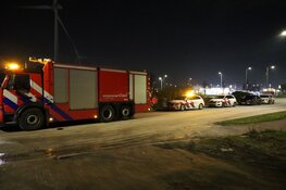 Brand in caravan in Amsterdam