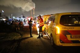 Brand in caravan in Amsterdam