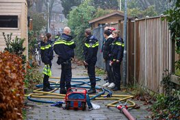 Brand op zolder van woning in Muiderberg