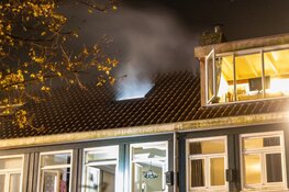 Brand op zolder van woning in Amsterdam