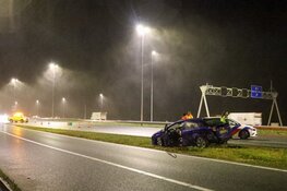 Flinke botsing op A1 bij Muiderberg