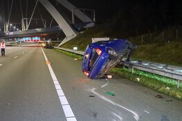 A1 deels afgesloten door ongeval bij Muiderberg