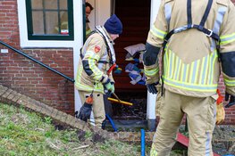 Kantoor Museum Muiderslot loopt vol met water