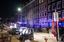 Brand in woning aan Jacob van Lennepstraat