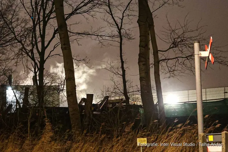 Brand bij afvalverwerker Renewi in Amsterdam-Westpoort