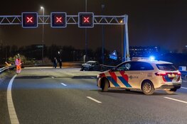 Veel schade bij ongeval op A4 in Amsterdam