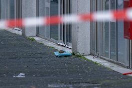 Handgranaat met tie raps tegen deur Rinus Michelslaan Amsterdam