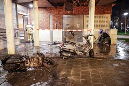 Scooterbrand in Amsterdam Nieuw-West