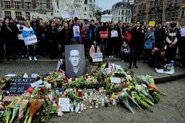 Grote opkomst bij steunbetuiging na overlijden Navalny