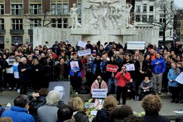 Grote opkomst bij steunbetuiging na overlijden Navalny