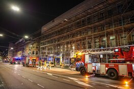 Woningbrand aan de Van Woustraat in Amsterdam-Zuid