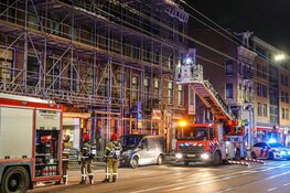 Woningbrand aan de Van Woustraat in Amsterdam-Zuid
