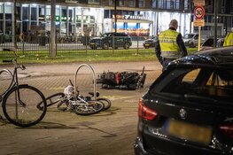 Motorscooter crasht na achtervolging in Amsterdam