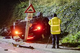 Achtervolging eindigt in crash