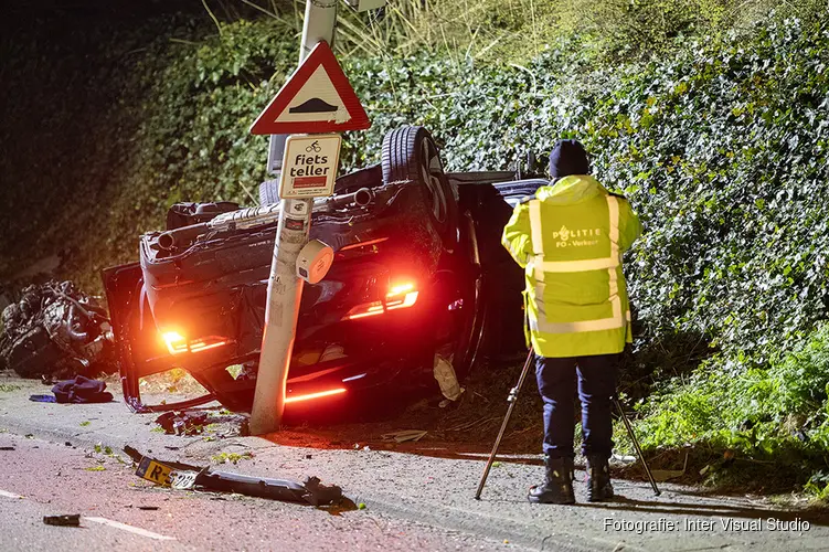 Achtervolging eindigt in crash