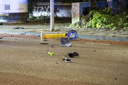 Achtervolging politie eindigt in crash Amsterdam