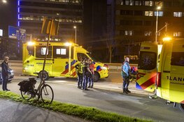 Gewonde fietser aangetroffen op Gooiseweg in Amsterdam