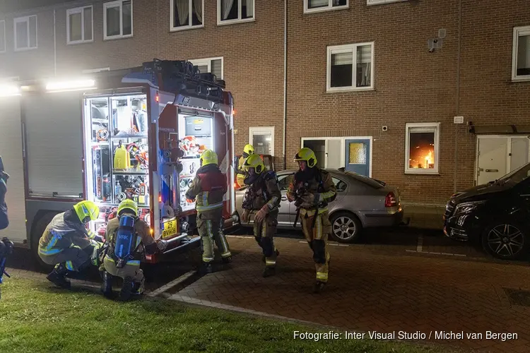 Keukenbrand aan de Hoogheemraadweg in Amsterdam Osdorp