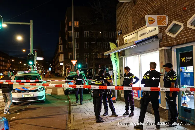 Overval op tabakszaak in Amsterdam-West