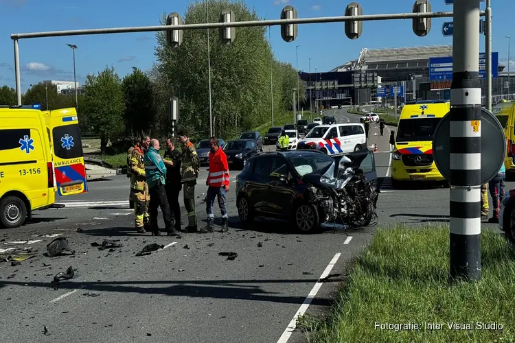 Ongeval op kruising afrit A2, Arena