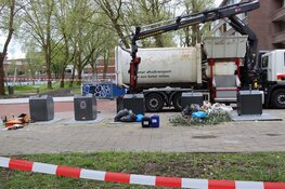 Mogelijk drugsafval gevonden in ondergrondse afvalcontainer Amsterdam-Slotervaart