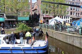 Stoffelijk overschot gevonden in gracht bij Kloveniersburgwal