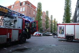 Twee gewonden bij brand Karel du Jardinstraat