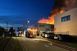 Grote brand in Westelijk Havengebied