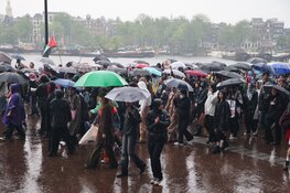 Pro-Palestina demonstratie bij Booking.com