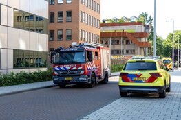 Brandmelding aan Hogehilweg in Amsterdam