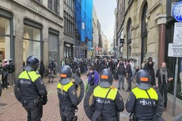 Tientallen Pro-Palestina-demonstranten aangehouden door mobiele eenheid