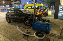 Bestuurder onder invloed crasht op Osdorpplein