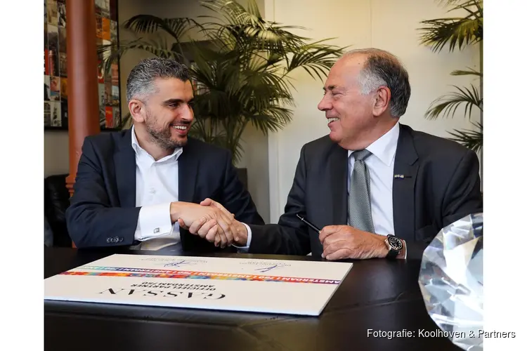Diamantair GASSAN partner viering Amsterdam 750 jaar