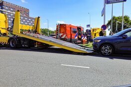 Brandweerwagen krijgt ongeluk op A10
