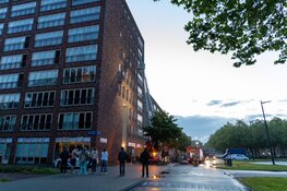 Brand in flat in Amsterdam-Zuidoost, trappenhuis vol rook