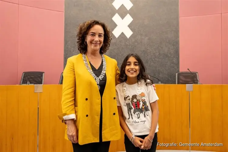 Rüya is de nieuwe kinderburgemeester van Amsterdam