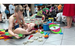 Demonstratie op luchthaven Schiphol door Extinction Rebellion