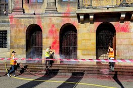 Paleis op de Dam beklad vanwege situatie in Gaza