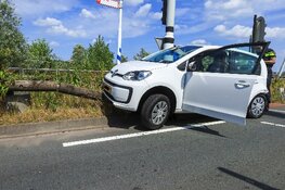 Ongeluk op Diemerpolderweg in Diemen
