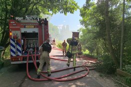 Uitslaande brand in buurtboerderij Spaarndammerdijk