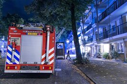 Felle uitslaande brand in appartement aan de Dikninge