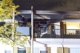 Felle uitslaande brand in appartement aan de Dikninge