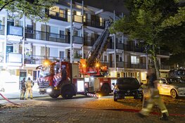 Felle uitslaande brand in appartement aan de Dikninge