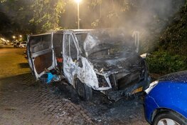 Twee auto’s beschadigd bij brand aan Botterstraat